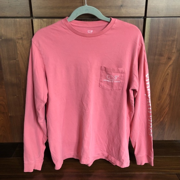 Vineyard Vines Tops - Vineyard Vines Vintage Whale Pocket Long-Sleeve